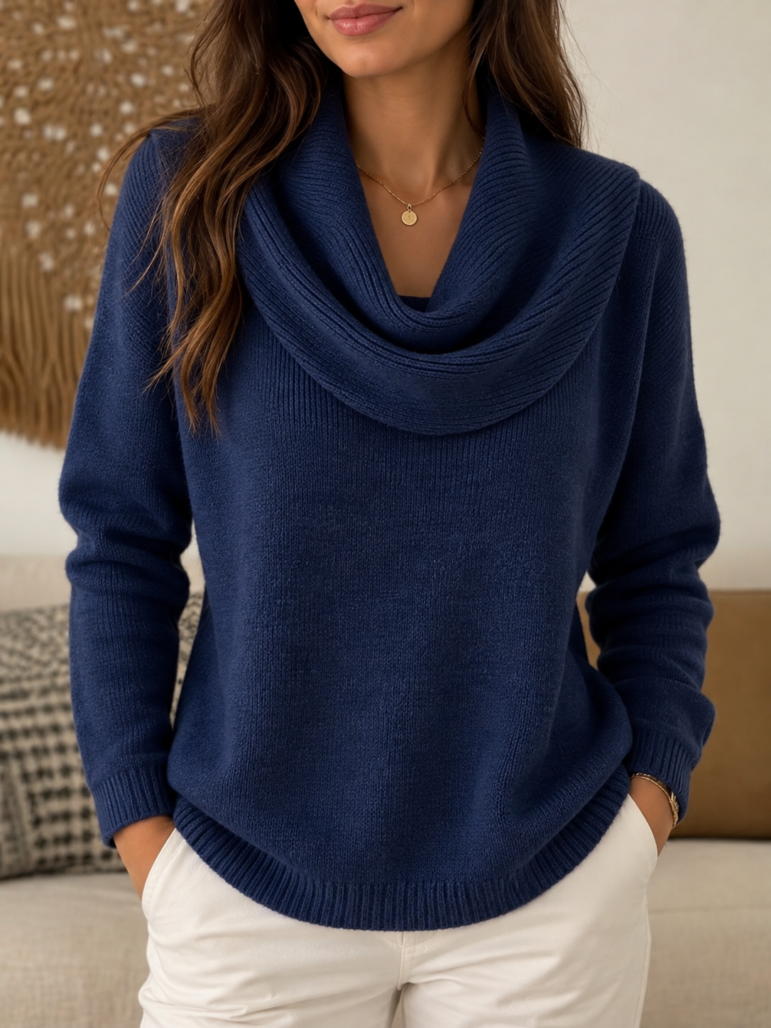 Van Dalen Mode® | Amélie – Elegante Damestrui met Watervalkraag