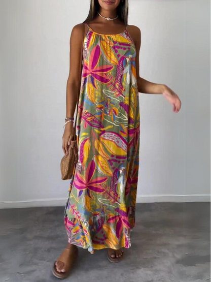 Luné® | Sofia — Elegante Bloemenjurk met Comfortabele Pasvorm