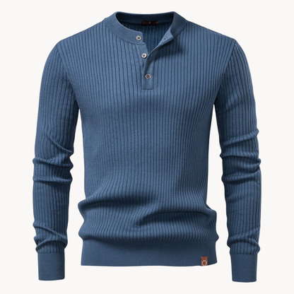 Zalecta | Geribde Henley Shirt
