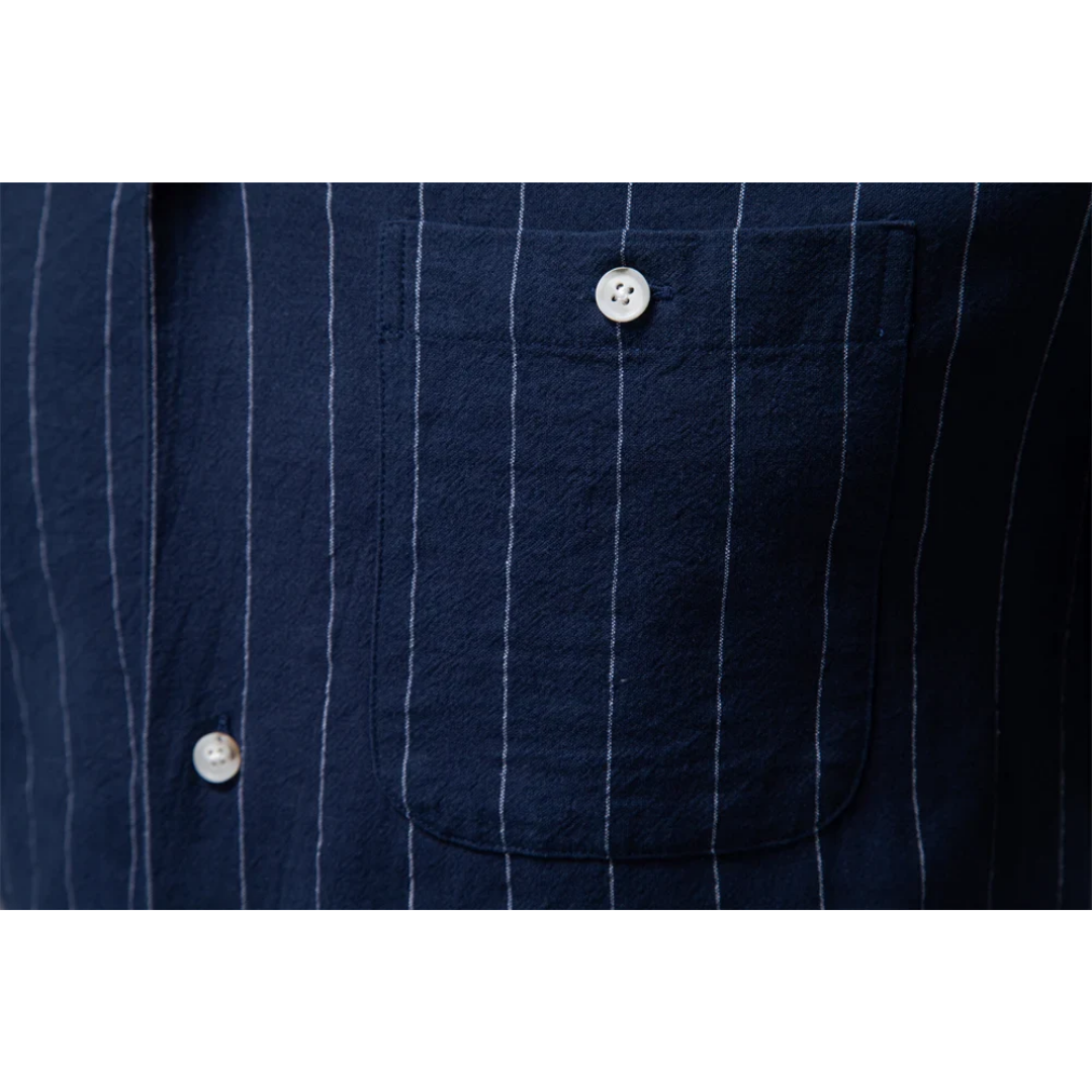 Luné® | Matteo — Gestreept Zomer Overhemd