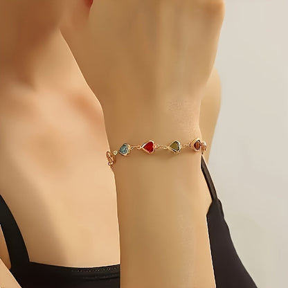 Luné® | Juliana — Elegante Hartvormige Armband
