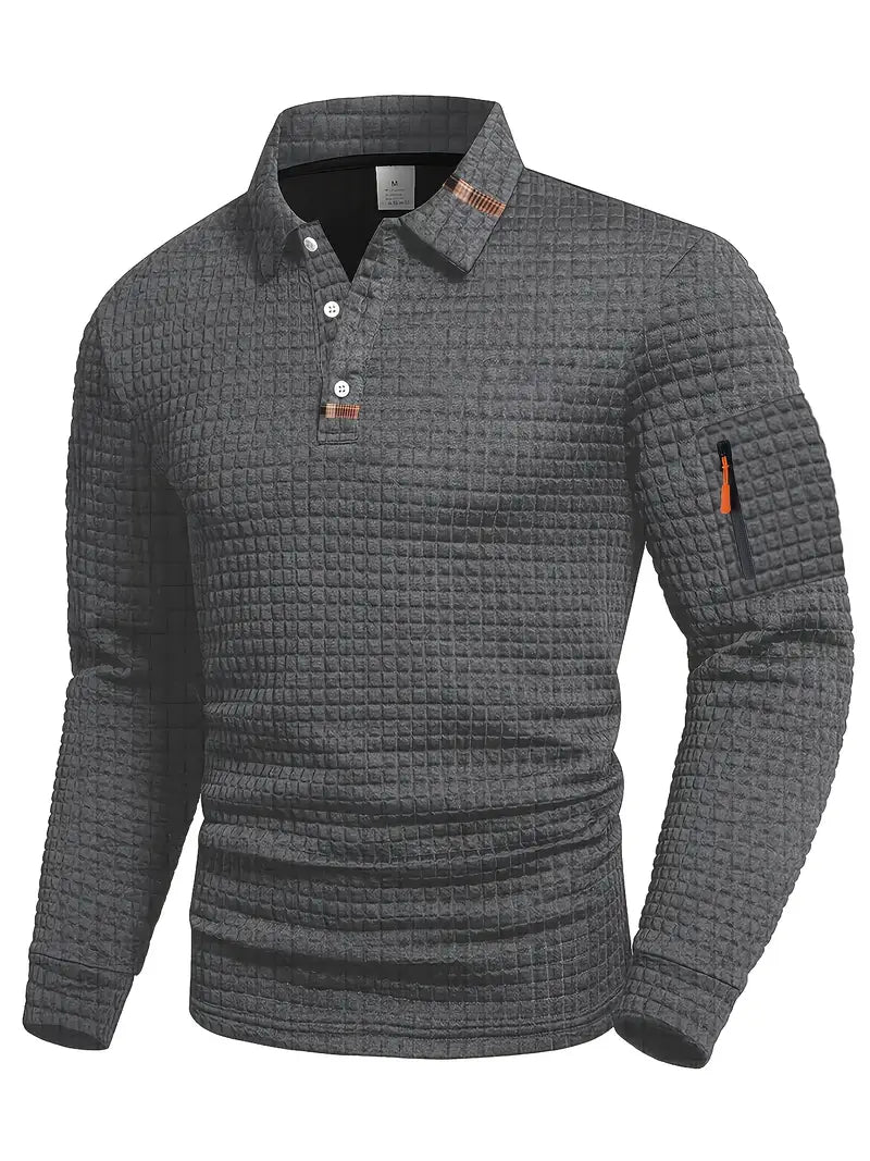 Luné® | Elias — Moderne Gewatteerde Casual Trui