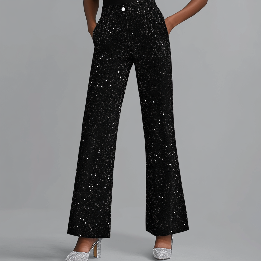 Luné® | Élodie — Elegante Glitterbroek