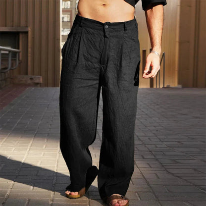 Heren Pantalon met Wijde Pijpen