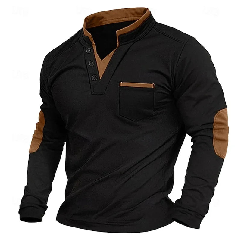 Luné® | Sebastian — V-Hals Sweatshirt voor Mannen