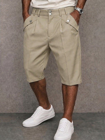 Smart Casual Summer Pinstripe Shorts