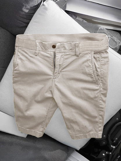 Casual Business Straight Cotton Shorts