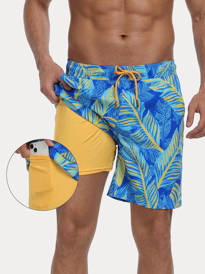 Vacation Ready Compression Lined Swim Trunks
