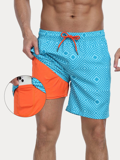 Vacation Ready Compression Lined Swim Trunks
