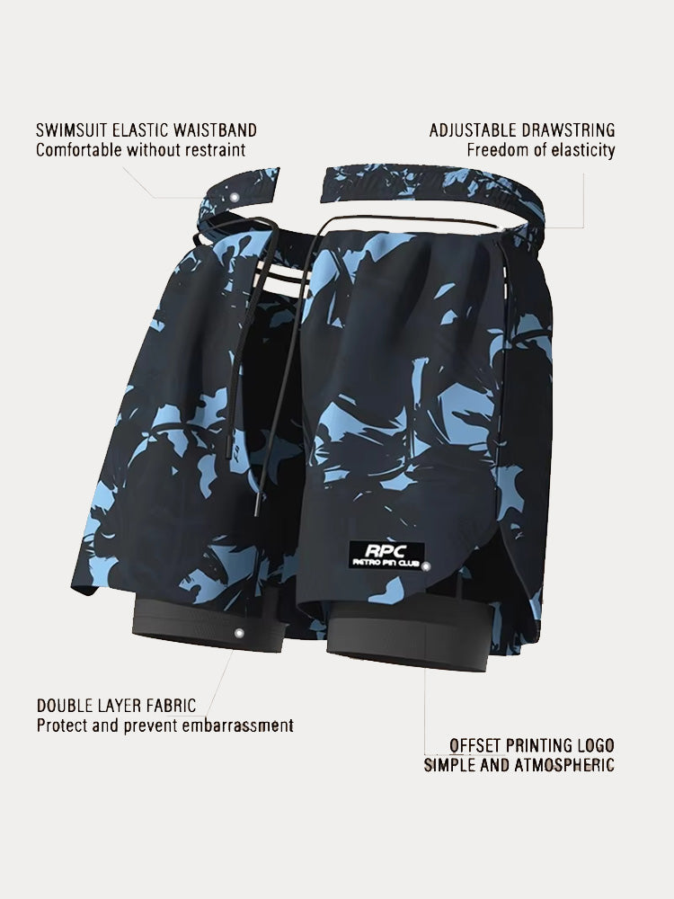 Men's Summer Printed Boardshorts