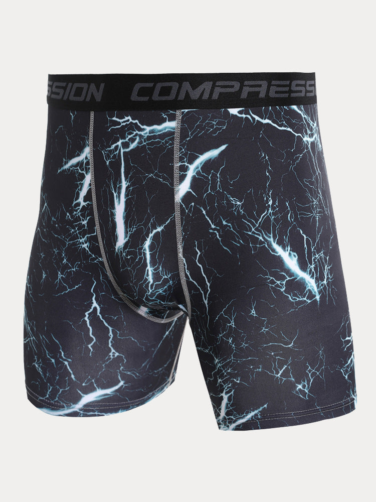 Men's Camo Compression Training Shorts