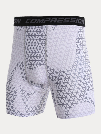 Men's Camo Compression Training Shorts