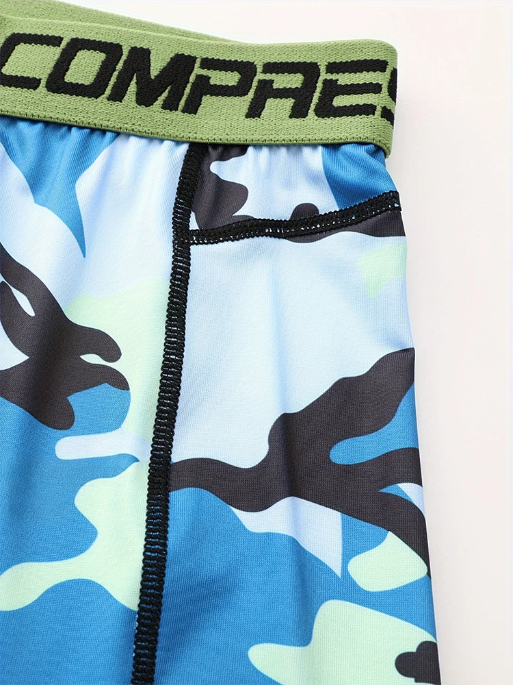 Men's Camo Compression Training Shorts
