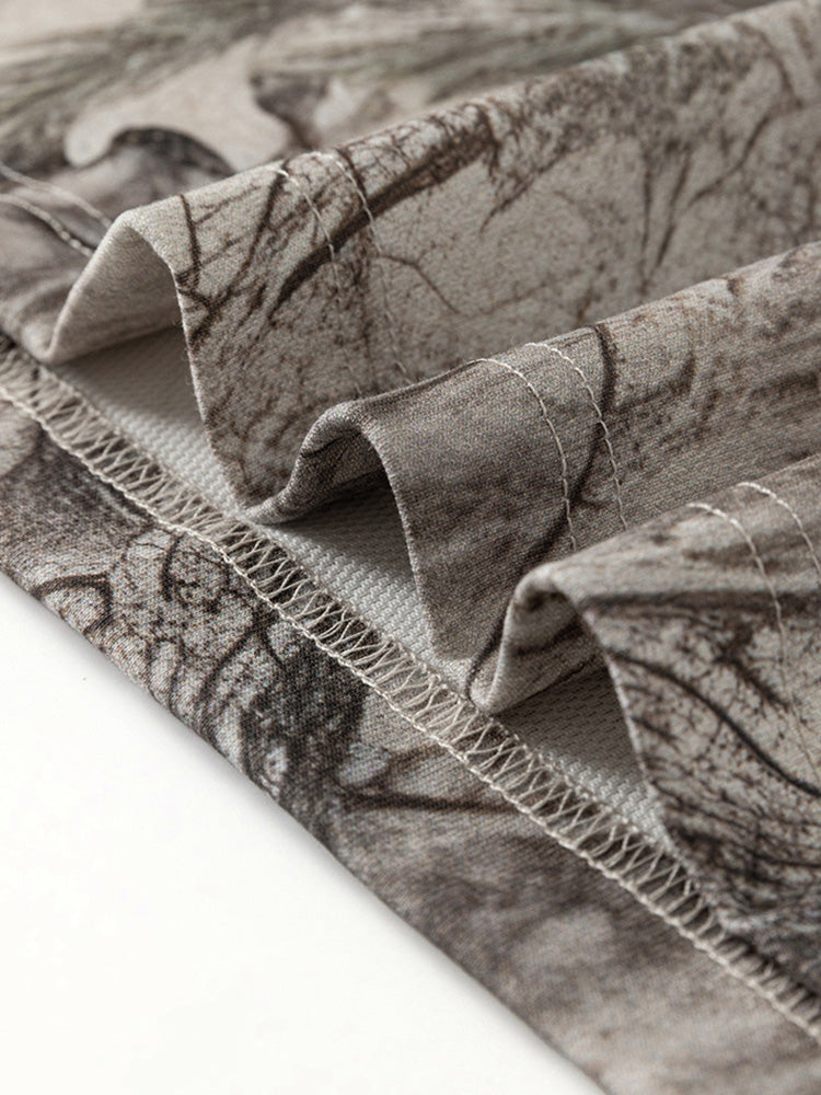 Luné® | Gabriel — Abstracte Ink-Print Shorts voor Heren