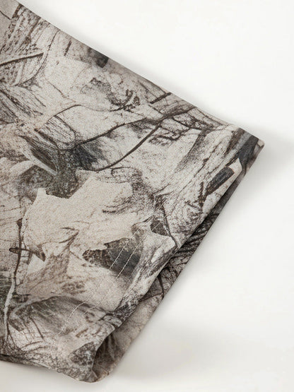 Luné® | Gabriel — Abstracte Ink-Print Shorts voor Heren