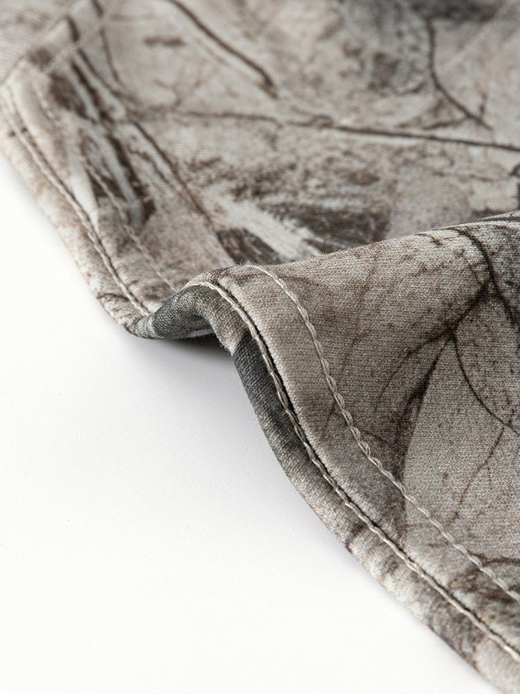 Luné® | Gabriel — Abstracte Ink-Print Shorts voor Heren