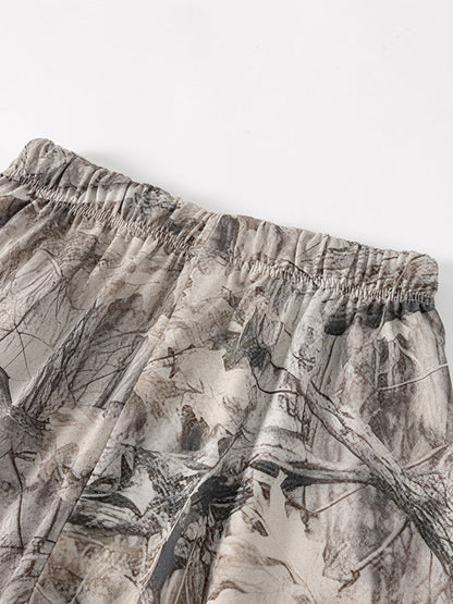 Luné® | Gabriel — Abstracte Ink-Print Shorts voor Heren