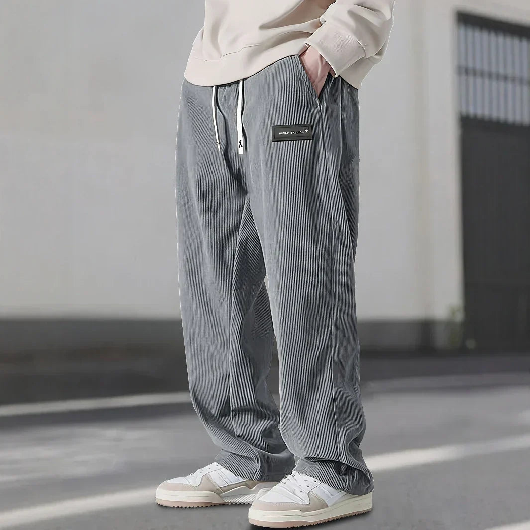 Luné® | Thomas — Verfijnde Corduroy Herenbroek
