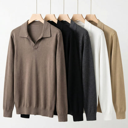 Luné® | Lorenzo — Luxe Gebreide Polo
