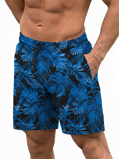 Quick-Dry Printed Swim Trunks with Compression Lining (US Only)