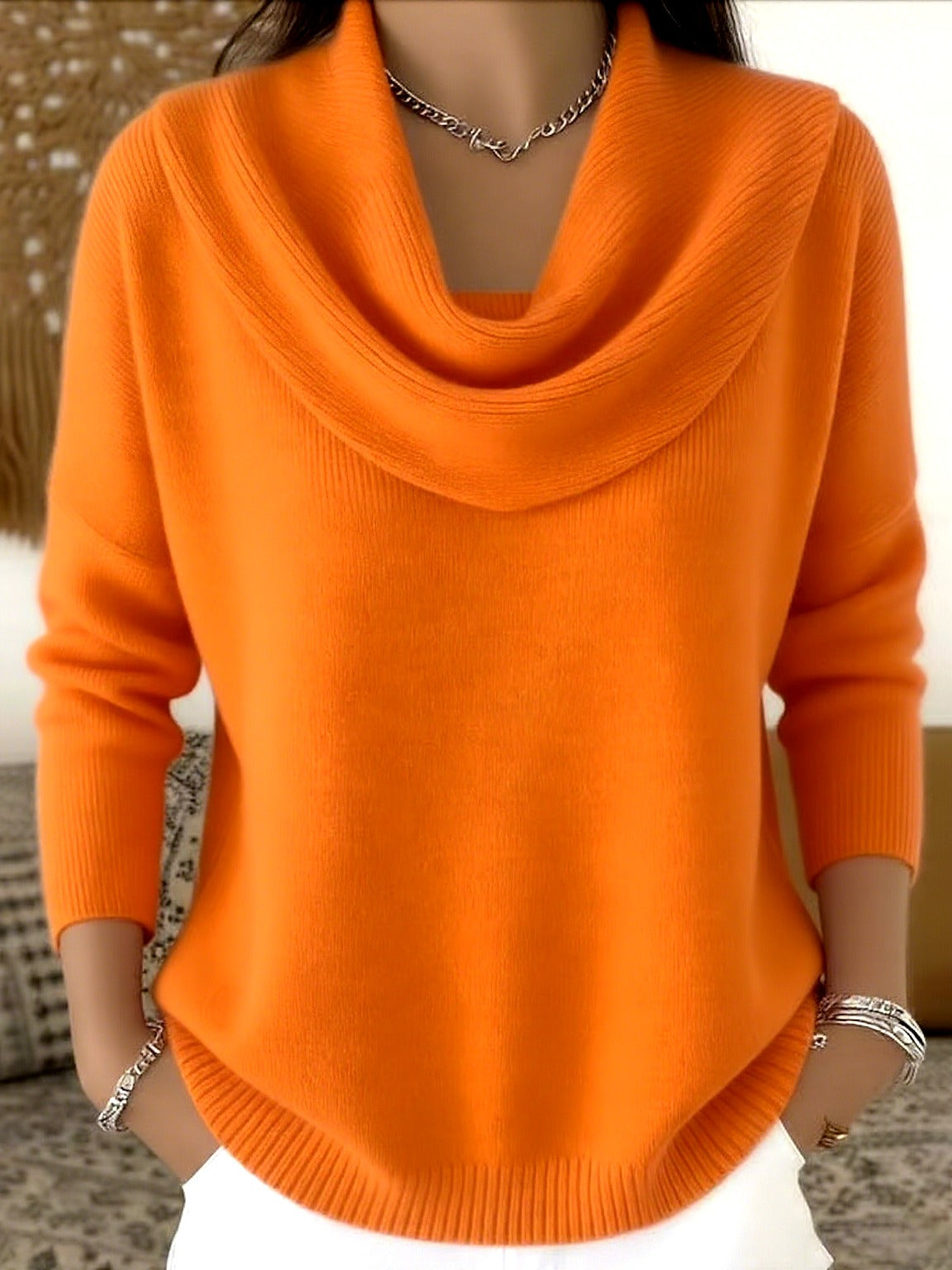 Van Dalen Mode® | Amélie – Elegante Damestrui met Watervalkraag