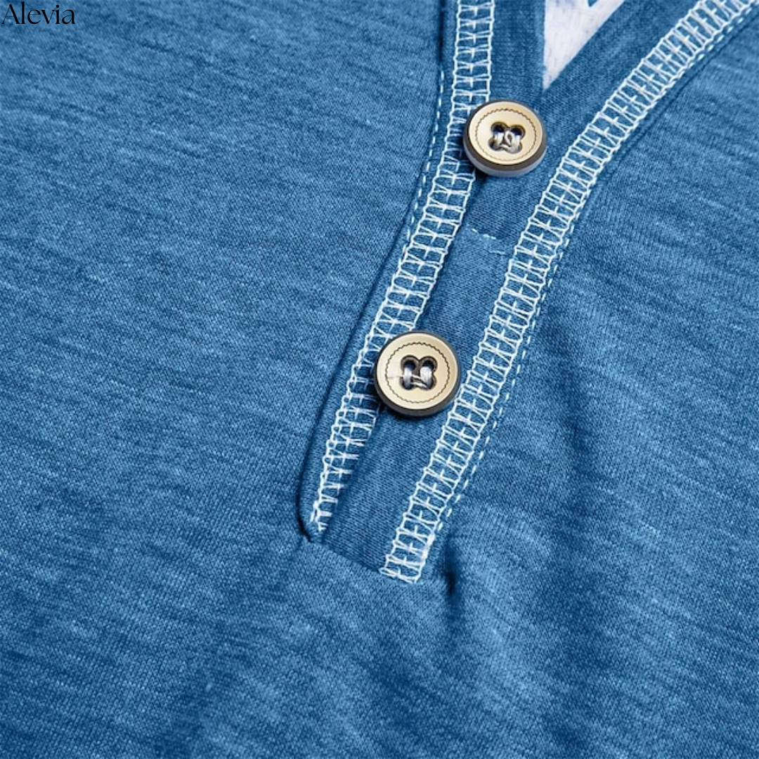 Finn | Stijlvolle Henley T-shirt