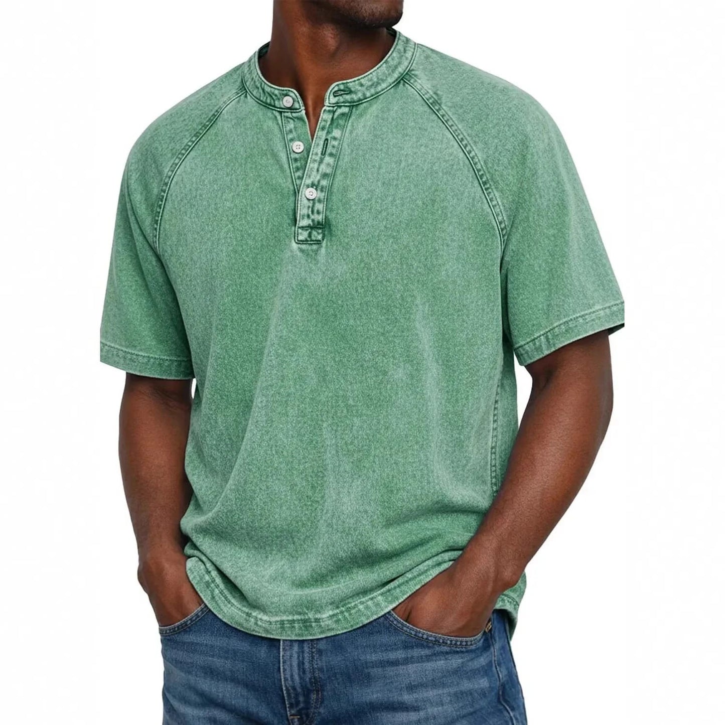 Zalecta | Vintage Henley Shirt