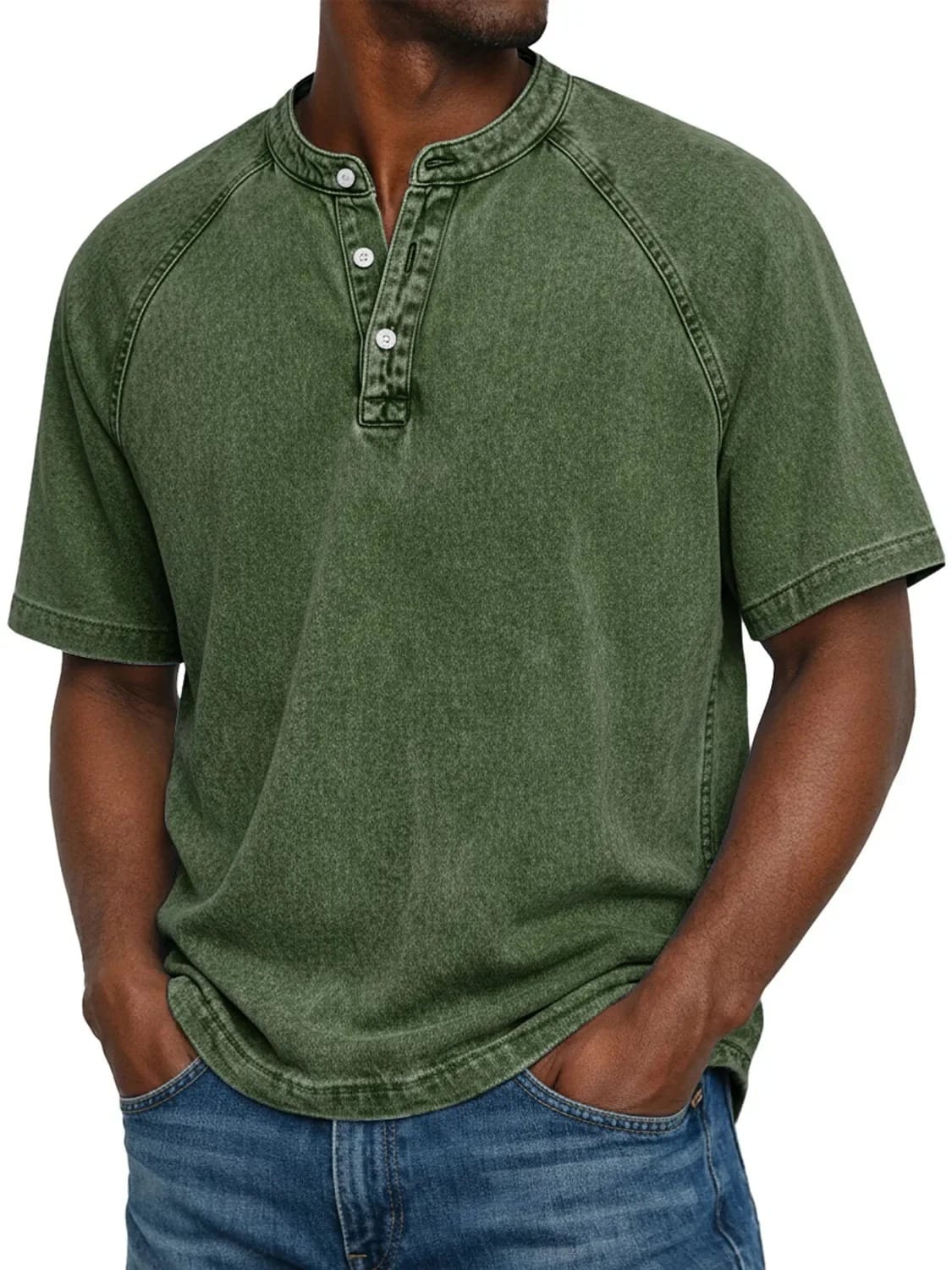 Zalecta | Vintage Henley Shirt