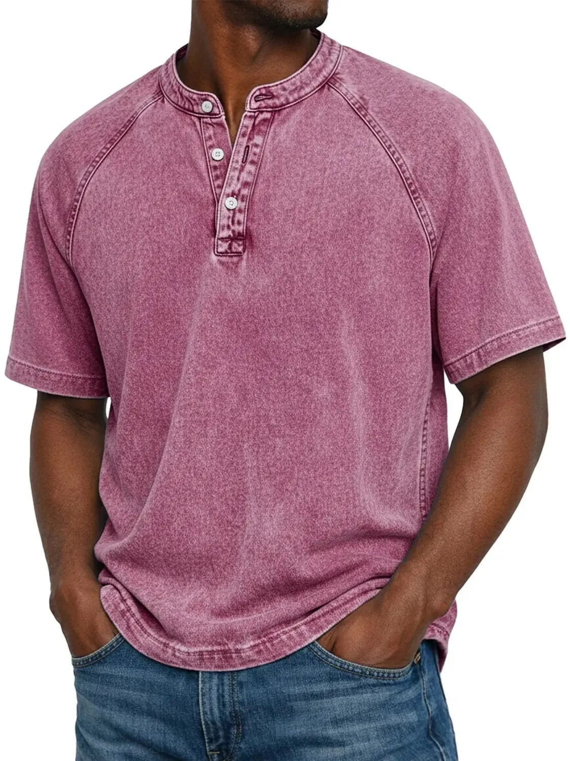 Zalecta | Vintage Henley Shirt