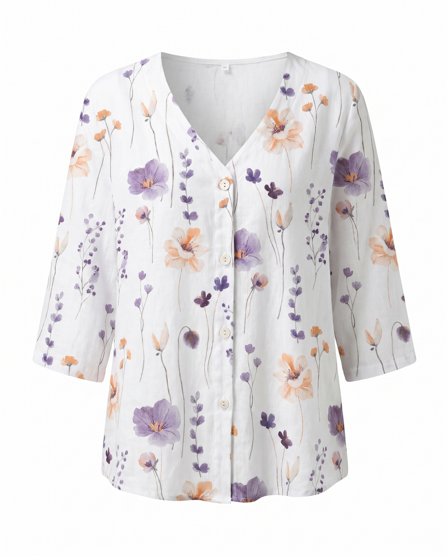 Luné® | Camille — Elegante Damesblouse met Driekwartmouwen